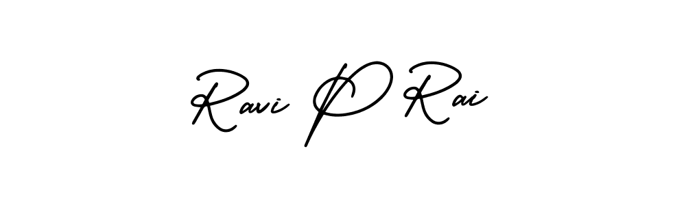 This is the best signature style for the Ravi P Rai name. Also you like these signature font (AmerikaSignatureDemo-Regular). Mix name signature. Ravi P Rai signature style 3 images and pictures png