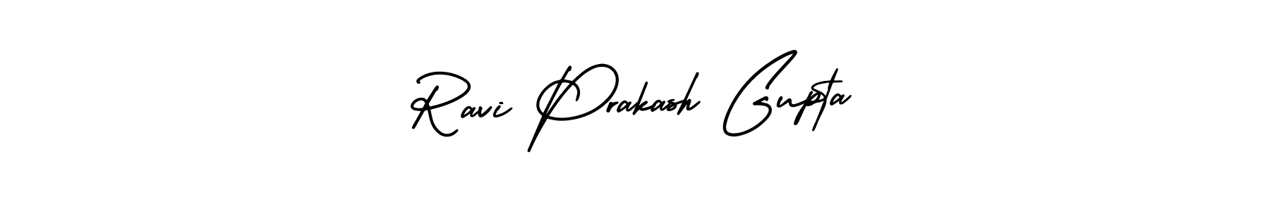 Use a signature maker to create a handwritten signature online. With this signature software, you can design (AmerikaSignatureDemo-Regular) your own signature for name Ravi Prakash Gupta. Ravi Prakash Gupta signature style 3 images and pictures png