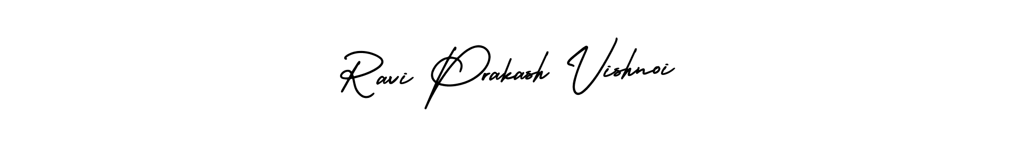 This is the best signature style for the Ravi Prakash Vishnoi name. Also you like these signature font (AmerikaSignatureDemo-Regular). Mix name signature. Ravi Prakash Vishnoi signature style 3 images and pictures png
