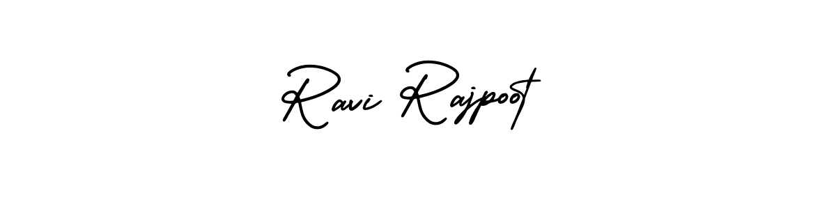 It looks lik you need a new signature style for name Ravi Rajpoot. Design unique handwritten (AmerikaSignatureDemo-Regular) signature with our free signature maker in just a few clicks. Ravi Rajpoot signature style 3 images and pictures png