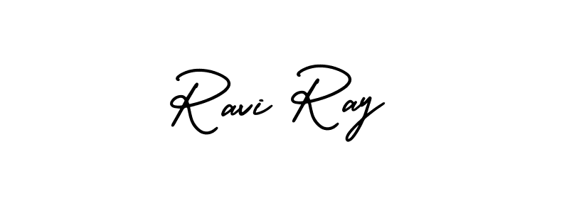 Use a signature maker to create a handwritten signature online. With this signature software, you can design (AmerikaSignatureDemo-Regular) your own signature for name Ravi Ray. Ravi Ray signature style 3 images and pictures png