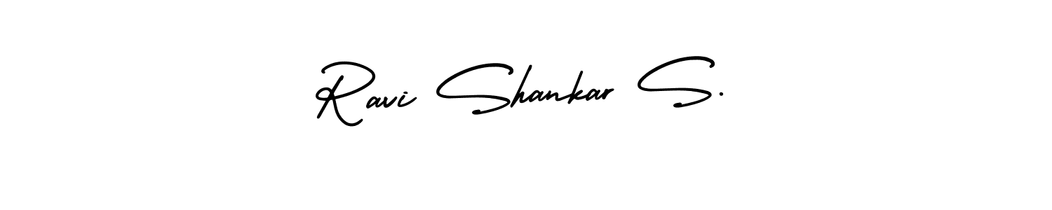 Also You can easily find your signature by using the search form. We will create Ravi Shankar S. name handwritten signature images for you free of cost using AmerikaSignatureDemo-Regular sign style. Ravi Shankar S. signature style 3 images and pictures png