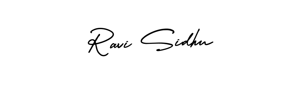 Create a beautiful signature design for name Ravi Sidhu. With this signature (AmerikaSignatureDemo-Regular) fonts, you can make a handwritten signature for free. Ravi Sidhu signature style 3 images and pictures png