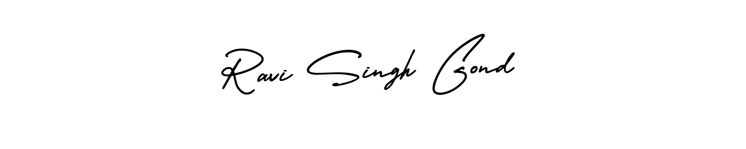 Also You can easily find your signature by using the search form. We will create Ravi Singh Gond name handwritten signature images for you free of cost using AmerikaSignatureDemo-Regular sign style. Ravi Singh Gond signature style 3 images and pictures png