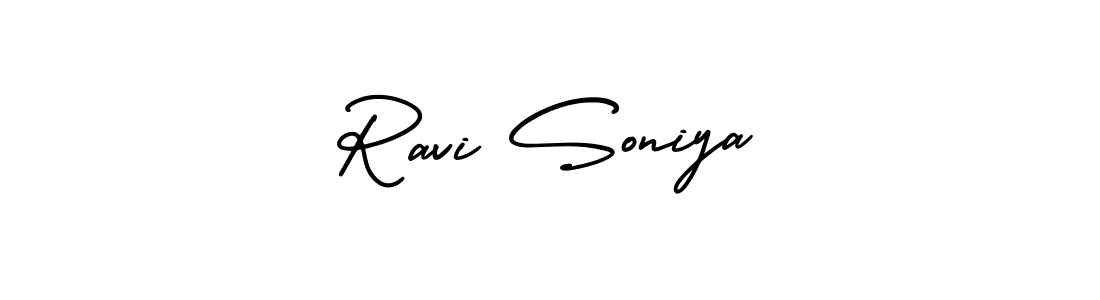 Make a short Ravi Soniya signature style. Manage your documents anywhere anytime using AmerikaSignatureDemo-Regular. Create and add eSignatures, submit forms, share and send files easily. Ravi Soniya signature style 3 images and pictures png