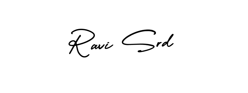 Use a signature maker to create a handwritten signature online. With this signature software, you can design (AmerikaSignatureDemo-Regular) your own signature for name Ravi Srd. Ravi Srd signature style 3 images and pictures png