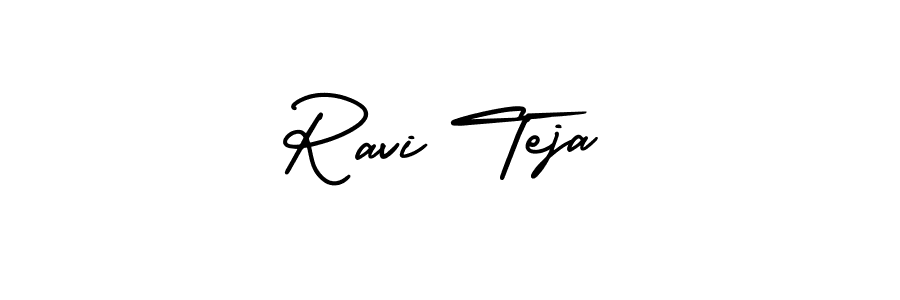 How to make Ravi Teja signature? AmerikaSignatureDemo-Regular is a professional autograph style. Create handwritten signature for Ravi Teja name. Ravi Teja signature style 3 images and pictures png