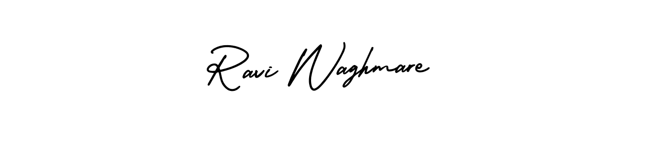 Use a signature maker to create a handwritten signature online. With this signature software, you can design (AmerikaSignatureDemo-Regular) your own signature for name Ravi Waghmare. Ravi Waghmare signature style 3 images and pictures png