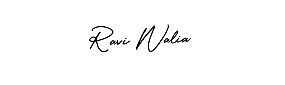 Use a signature maker to create a handwritten signature online. With this signature software, you can design (AmerikaSignatureDemo-Regular) your own signature for name Ravi Walia. Ravi Walia signature style 3 images and pictures png