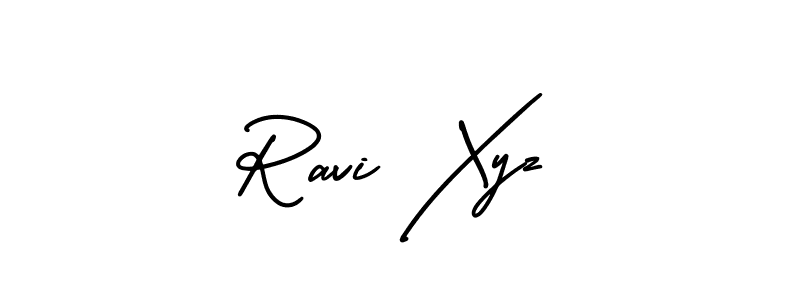 How to make Ravi Xyz signature? AmerikaSignatureDemo-Regular is a professional autograph style. Create handwritten signature for Ravi Xyz name. Ravi Xyz signature style 3 images and pictures png