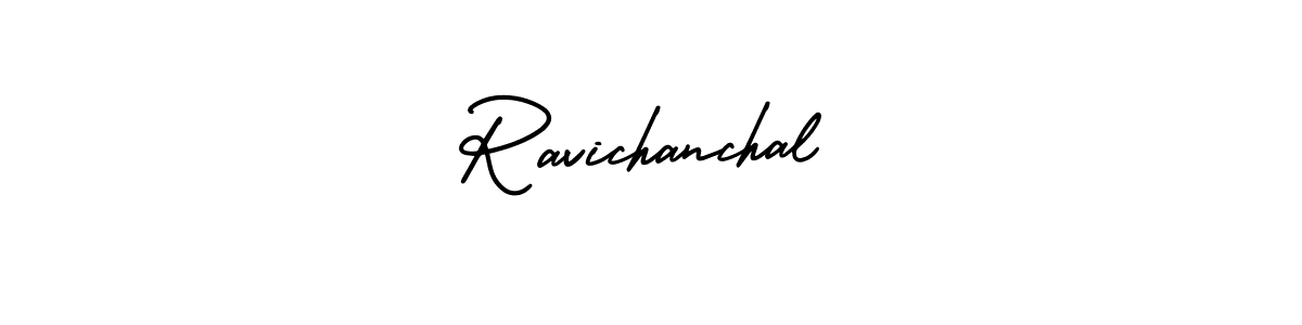 Use a signature maker to create a handwritten signature online. With this signature software, you can design (AmerikaSignatureDemo-Regular) your own signature for name Ravichanchal. Ravichanchal signature style 3 images and pictures png