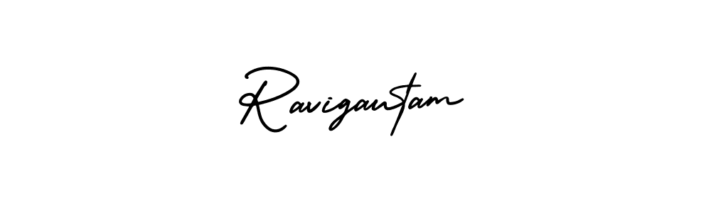 How to Draw Ravigautam signature style? AmerikaSignatureDemo-Regular is a latest design signature styles for name Ravigautam. Ravigautam signature style 3 images and pictures png
