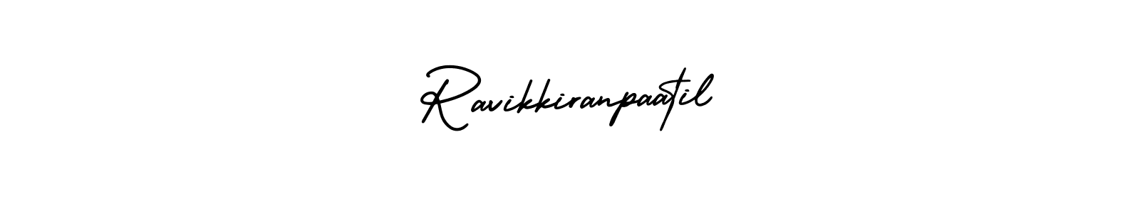 How to make Ravikkiranpaatil name signature. Use AmerikaSignatureDemo-Regular style for creating short signs online. This is the latest handwritten sign. Ravikkiranpaatil signature style 3 images and pictures png