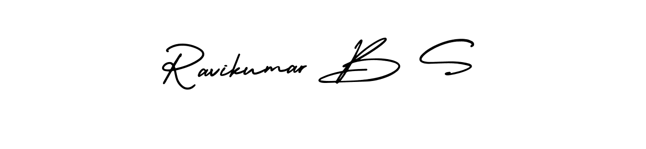 Also You can easily find your signature by using the search form. We will create Ravikumar B S name handwritten signature images for you free of cost using AmerikaSignatureDemo-Regular sign style. Ravikumar B S signature style 3 images and pictures png
