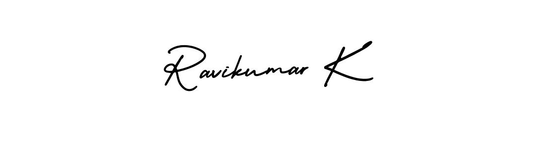 How to Draw Ravikumar K signature style? AmerikaSignatureDemo-Regular is a latest design signature styles for name Ravikumar K. Ravikumar K signature style 3 images and pictures png