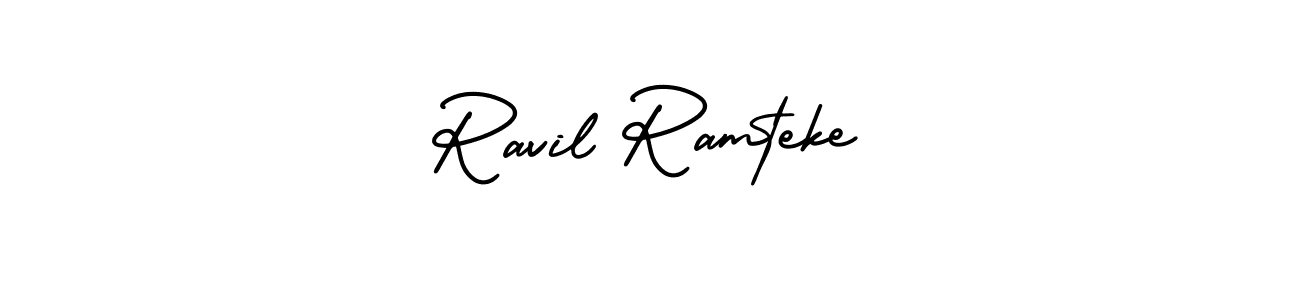 Similarly AmerikaSignatureDemo-Regular is the best handwritten signature design. Signature creator online .You can use it as an online autograph creator for name Ravil Ramteke. Ravil Ramteke signature style 3 images and pictures png