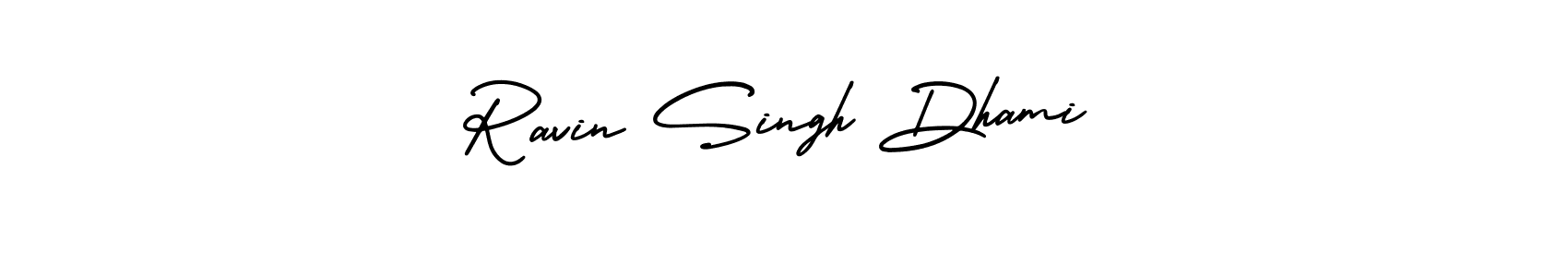Make a short Ravin Singh Dhami signature style. Manage your documents anywhere anytime using AmerikaSignatureDemo-Regular. Create and add eSignatures, submit forms, share and send files easily. Ravin Singh Dhami signature style 3 images and pictures png