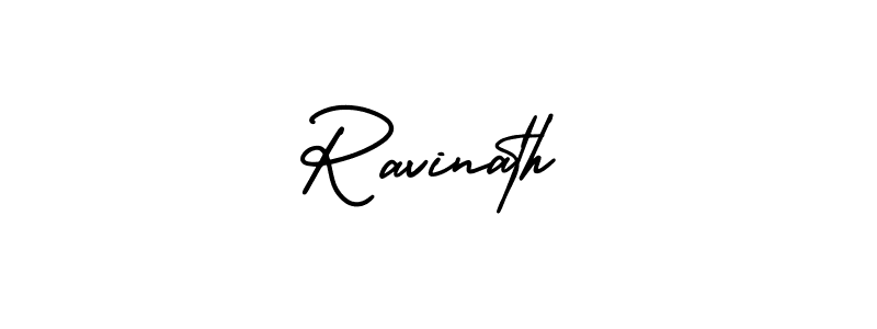 Design your own signature with our free online signature maker. With this signature software, you can create a handwritten (AmerikaSignatureDemo-Regular) signature for name Ravinath. Ravinath signature style 3 images and pictures png