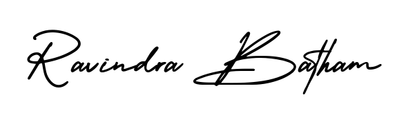 Discover the perfect balance of readability and style for Ravindra Batham with AmerikaSignatureDemo-Regular font. Create your dream signature today. Ravindra Batham signature style 3 images and pictures png