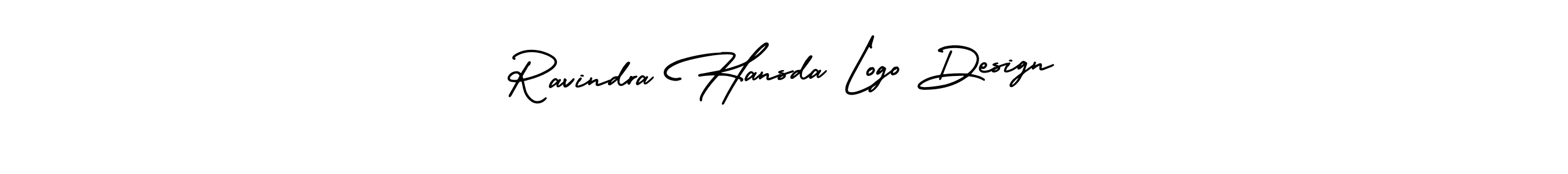 How to make Ravindra Hansda Logo Design name signature. Use AmerikaSignatureDemo-Regular style for creating short signs online. This is the latest handwritten sign. Ravindra Hansda Logo Design signature style 3 images and pictures png