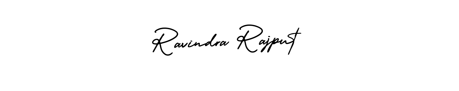 How to make Ravindra Rajput name signature. Use AmerikaSignatureDemo-Regular style for creating short signs online. This is the latest handwritten sign. Ravindra Rajput signature style 3 images and pictures png