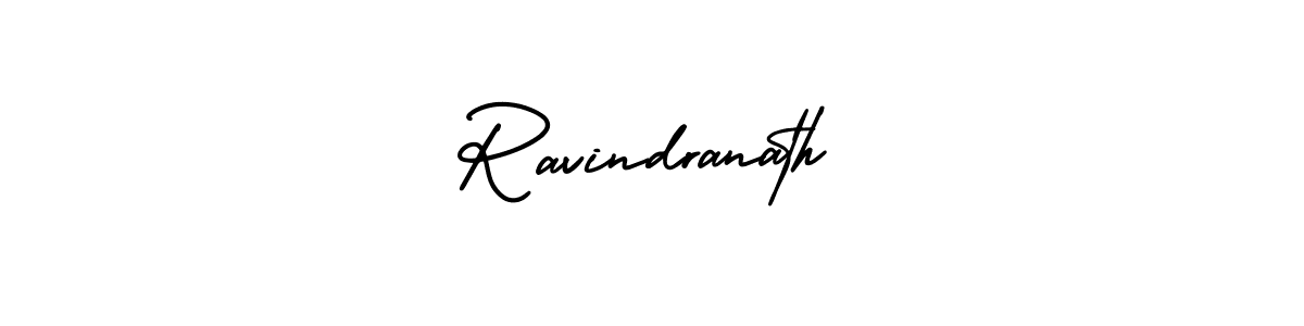 It looks lik you need a new signature style for name Ravindranath. Design unique handwritten (AmerikaSignatureDemo-Regular) signature with our free signature maker in just a few clicks. Ravindranath signature style 3 images and pictures png