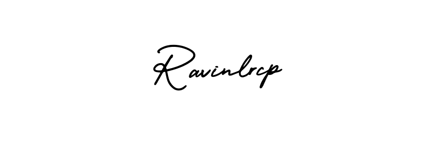 How to make Ravinlrcp name signature. Use AmerikaSignatureDemo-Regular style for creating short signs online. This is the latest handwritten sign. Ravinlrcp signature style 3 images and pictures png