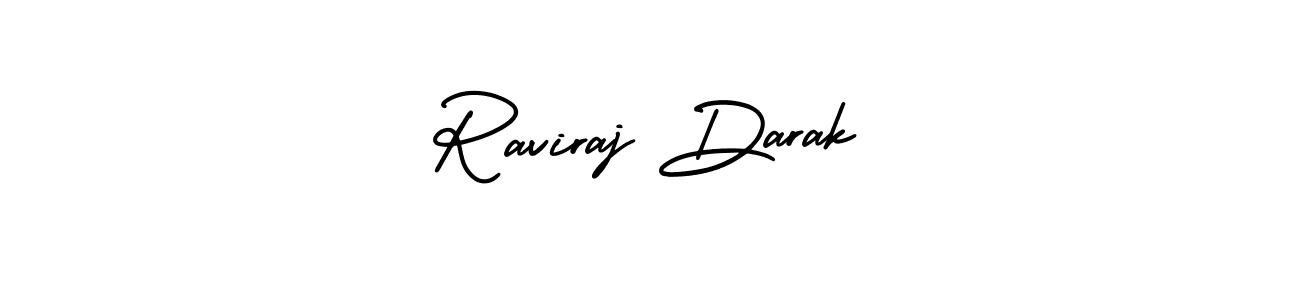 Best and Professional Signature Style for Raviraj Darak. AmerikaSignatureDemo-Regular Best Signature Style Collection. Raviraj Darak signature style 3 images and pictures png