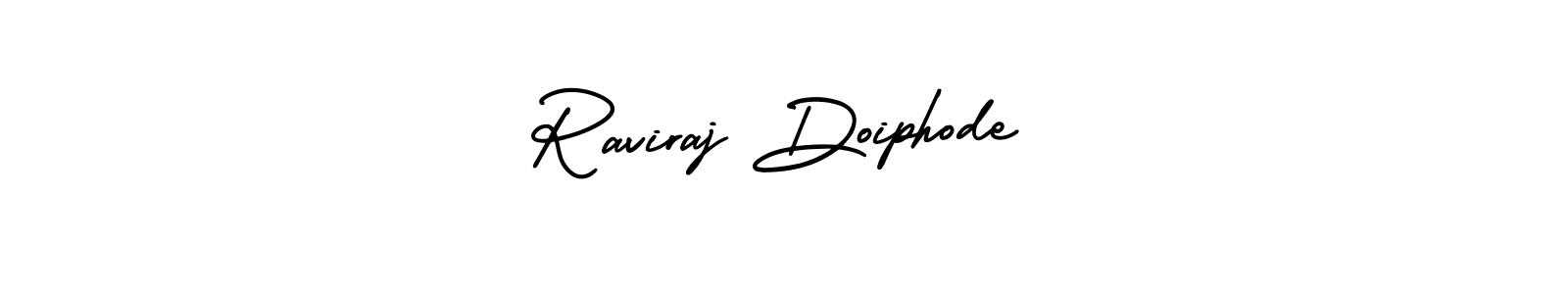 Make a beautiful signature design for name Raviraj Doiphode. With this signature (AmerikaSignatureDemo-Regular) style, you can create a handwritten signature for free. Raviraj Doiphode signature style 3 images and pictures png