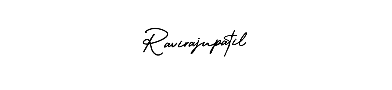 How to make Ravirajupatil name signature. Use AmerikaSignatureDemo-Regular style for creating short signs online. This is the latest handwritten sign. Ravirajupatil signature style 3 images and pictures png
