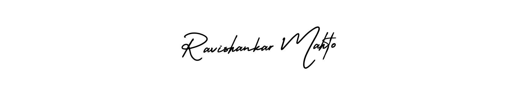 Similarly AmerikaSignatureDemo-Regular is the best handwritten signature design. Signature creator online .You can use it as an online autograph creator for name Ravishankar Mahto. Ravishankar Mahto signature style 3 images and pictures png