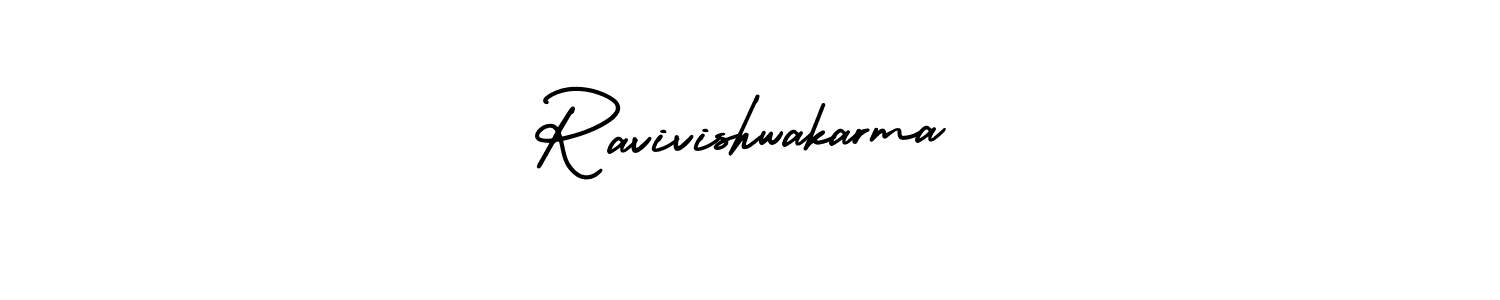 Also we have Ravivishwakarma name is the best signature style. Create professional handwritten signature collection using AmerikaSignatureDemo-Regular autograph style. Ravivishwakarma signature style 3 images and pictures png