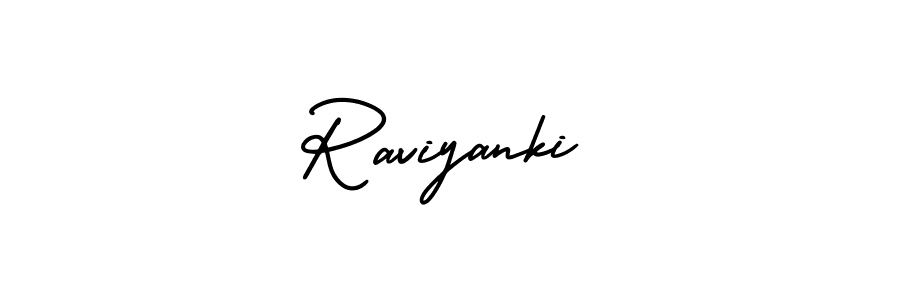 Also we have Raviyanki name is the best signature style. Create professional handwritten signature collection using AmerikaSignatureDemo-Regular autograph style. Raviyanki signature style 3 images and pictures png