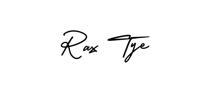 Best and Professional Signature Style for Rax Tye. AmerikaSignatureDemo-Regular Best Signature Style Collection. Rax Tye signature style 3 images and pictures png