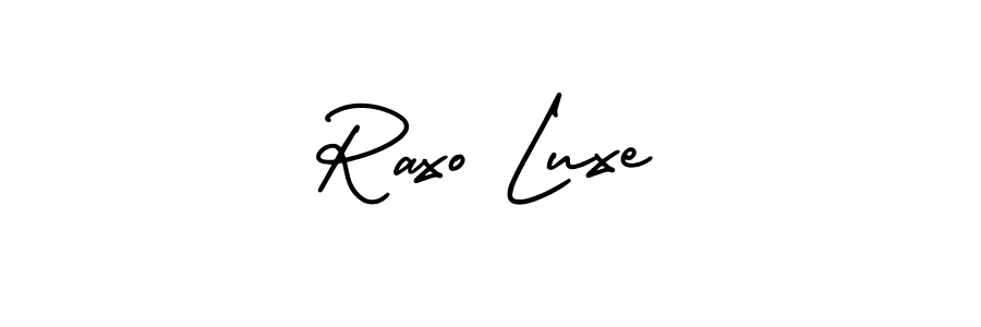 Once you've used our free online signature maker to create your best signature AmerikaSignatureDemo-Regular style, it's time to enjoy all of the benefits that Raxo Luxe name signing documents. Raxo Luxe signature style 3 images and pictures png