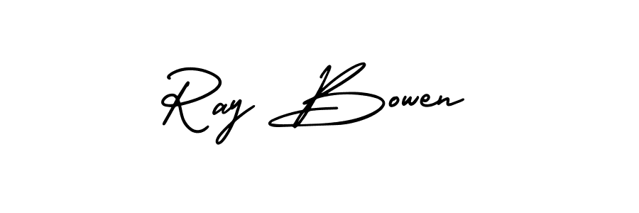 Create a beautiful signature design for name Ray Bowen. With this signature (AmerikaSignatureDemo-Regular) fonts, you can make a handwritten signature for free. Ray Bowen signature style 3 images and pictures png