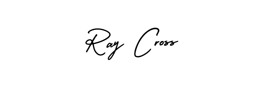 The best way (AmerikaSignatureDemo-Regular) to make a short signature is to pick only two or three words in your name. The name Ray Cross include a total of six letters. For converting this name. Ray Cross signature style 3 images and pictures png