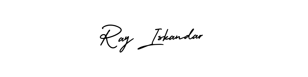 How to make Ray Iskandar signature? AmerikaSignatureDemo-Regular is a professional autograph style. Create handwritten signature for Ray Iskandar name. Ray Iskandar signature style 3 images and pictures png