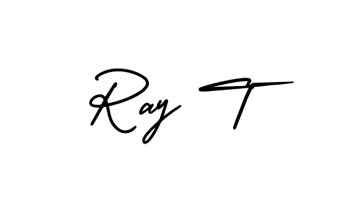 if you are searching for the best signature style for your name Ray T. so please give up your signature search. here we have designed multiple signature styles  using AmerikaSignatureDemo-Regular. Ray T signature style 3 images and pictures png