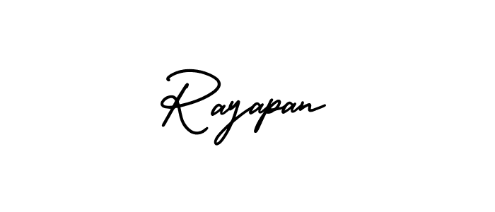 Similarly AmerikaSignatureDemo-Regular is the best handwritten signature design. Signature creator online .You can use it as an online autograph creator for name Rayapan. Rayapan signature style 3 images and pictures png