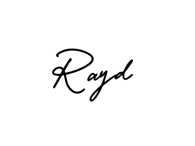 Similarly AmerikaSignatureDemo-Regular is the best handwritten signature design. Signature creator online .You can use it as an online autograph creator for name Rayd. Rayd signature style 3 images and pictures png