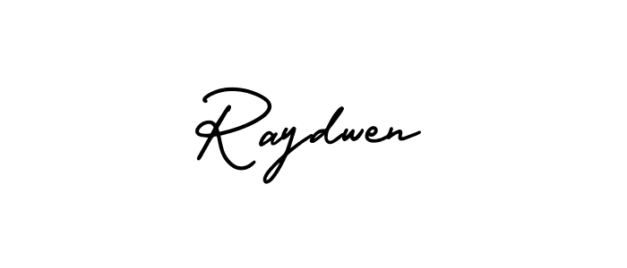 Create a beautiful signature design for name Raydwen. With this signature (AmerikaSignatureDemo-Regular) fonts, you can make a handwritten signature for free. Raydwen signature style 3 images and pictures png