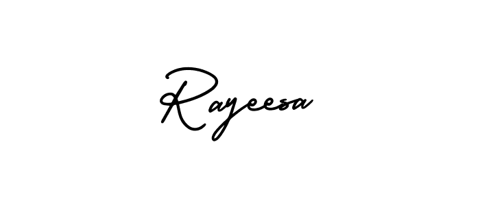 Similarly AmerikaSignatureDemo-Regular is the best handwritten signature design. Signature creator online .You can use it as an online autograph creator for name Rayeesa. Rayeesa signature style 3 images and pictures png