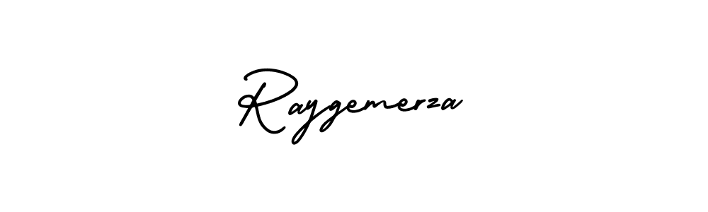 How to make Raygemerza signature? AmerikaSignatureDemo-Regular is a professional autograph style. Create handwritten signature for Raygemerza name. Raygemerza signature style 3 images and pictures png