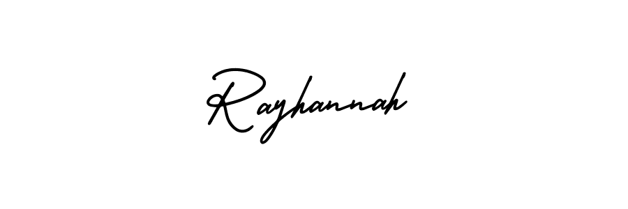 Best and Professional Signature Style for Rayhannah. AmerikaSignatureDemo-Regular Best Signature Style Collection. Rayhannah signature style 3 images and pictures png