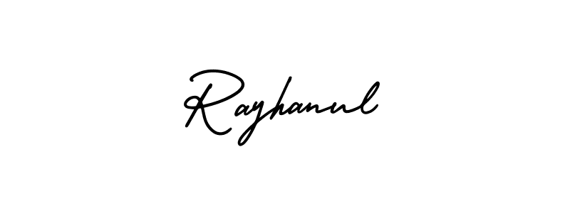 Similarly AmerikaSignatureDemo-Regular is the best handwritten signature design. Signature creator online .You can use it as an online autograph creator for name Rayhanul. Rayhanul signature style 3 images and pictures png