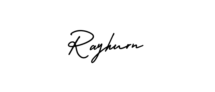 Also we have Rayhurn name is the best signature style. Create professional handwritten signature collection using AmerikaSignatureDemo-Regular autograph style. Rayhurn signature style 3 images and pictures png