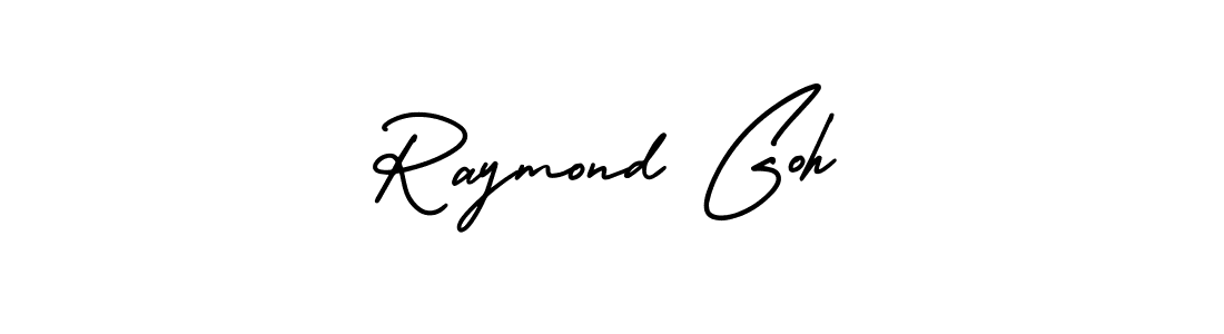 Use a signature maker to create a handwritten signature online. With this signature software, you can design (AmerikaSignatureDemo-Regular) your own signature for name Raymond Goh. Raymond Goh signature style 3 images and pictures png