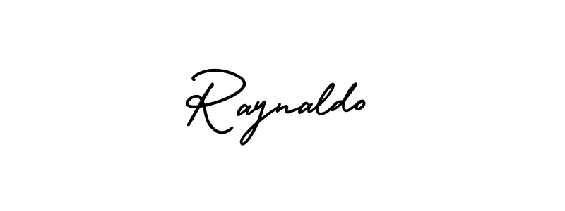 The best way (AmerikaSignatureDemo-Regular) to make a short signature is to pick only two or three words in your name. The name Raynaldo include a total of six letters. For converting this name. Raynaldo signature style 3 images and pictures png