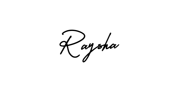 Make a beautiful signature design for name Raysha. With this signature (AmerikaSignatureDemo-Regular) style, you can create a handwritten signature for free. Raysha signature style 3 images and pictures png